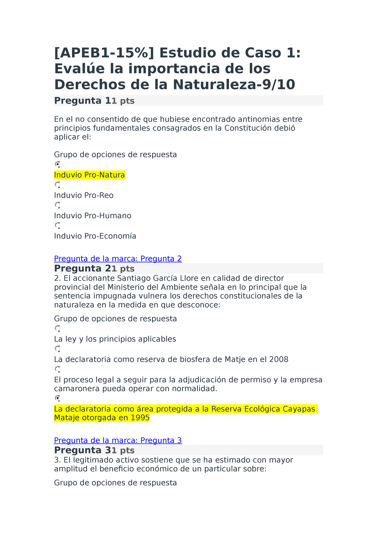 [APEB 1-15%] Estudio De Caso 1 Evalúe La Importancia De Los Derechos De ...