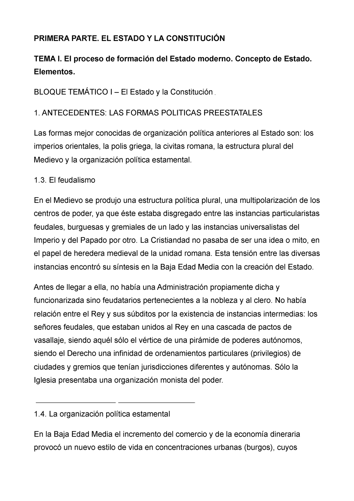 Resúmenes De La Teoria Estado Constitucional I Derecho - PRIMERA PARTE ...