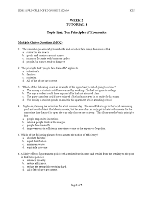 SEM203 Tutorial 9-2021Nov22 Chap 14 Exchange rate - 1 SEM203 ...