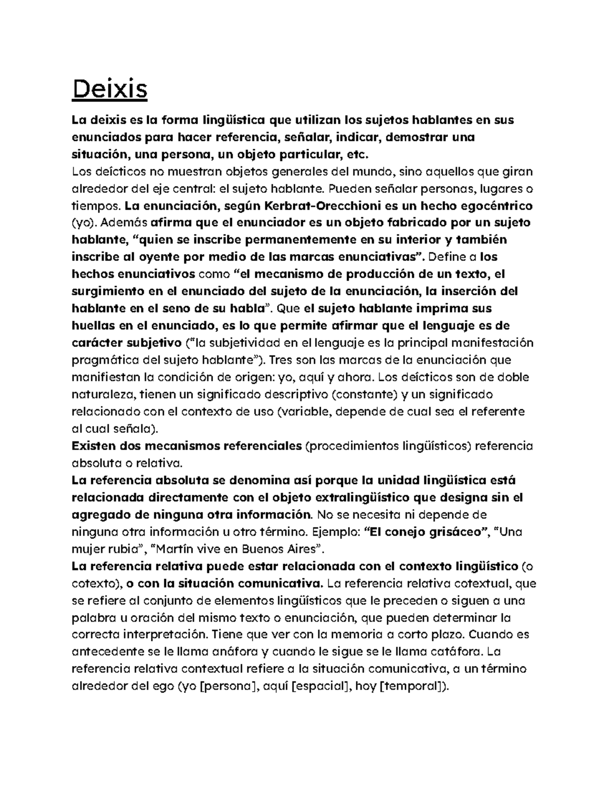 Deixis Deixis La deixis es la forma lingüística que utilizan los