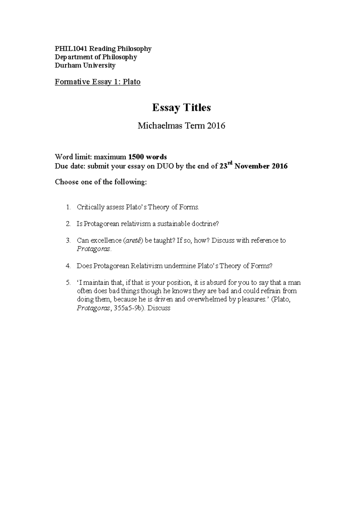 Philosophy essay contest image