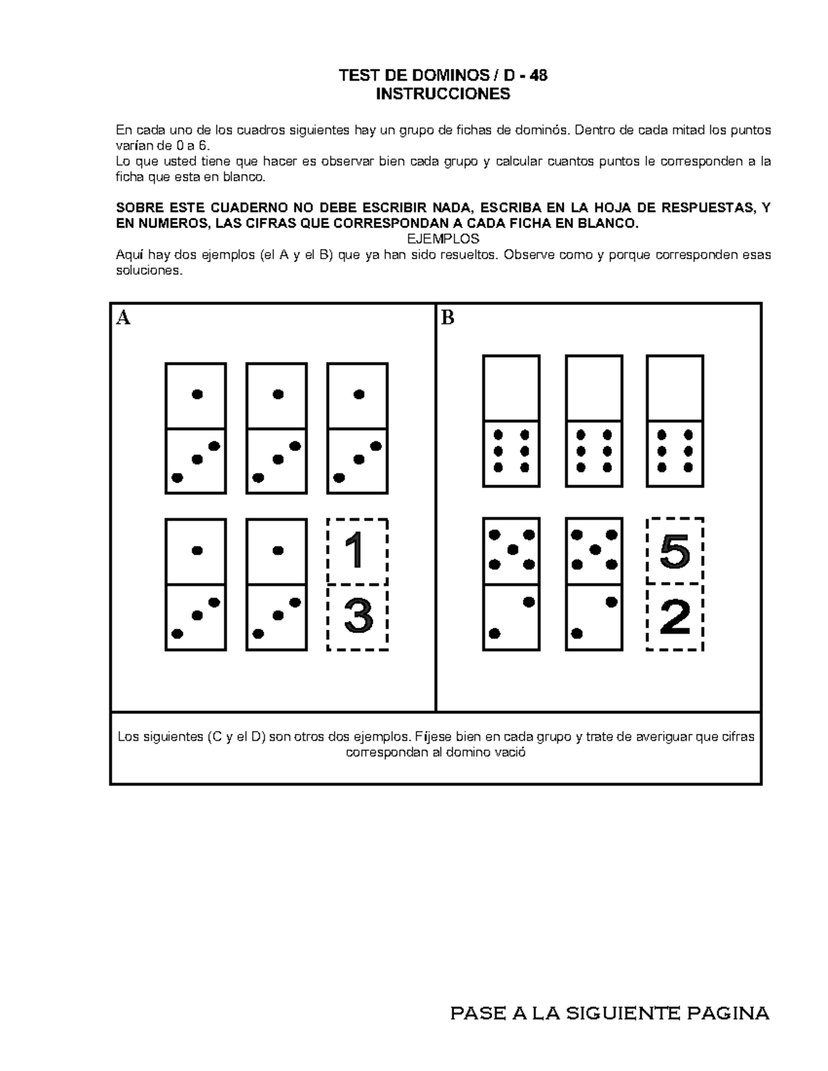 Cuadernillo Dominos (2) - En Cada Uno De Los Cuadros Siguientes Hay Un ...