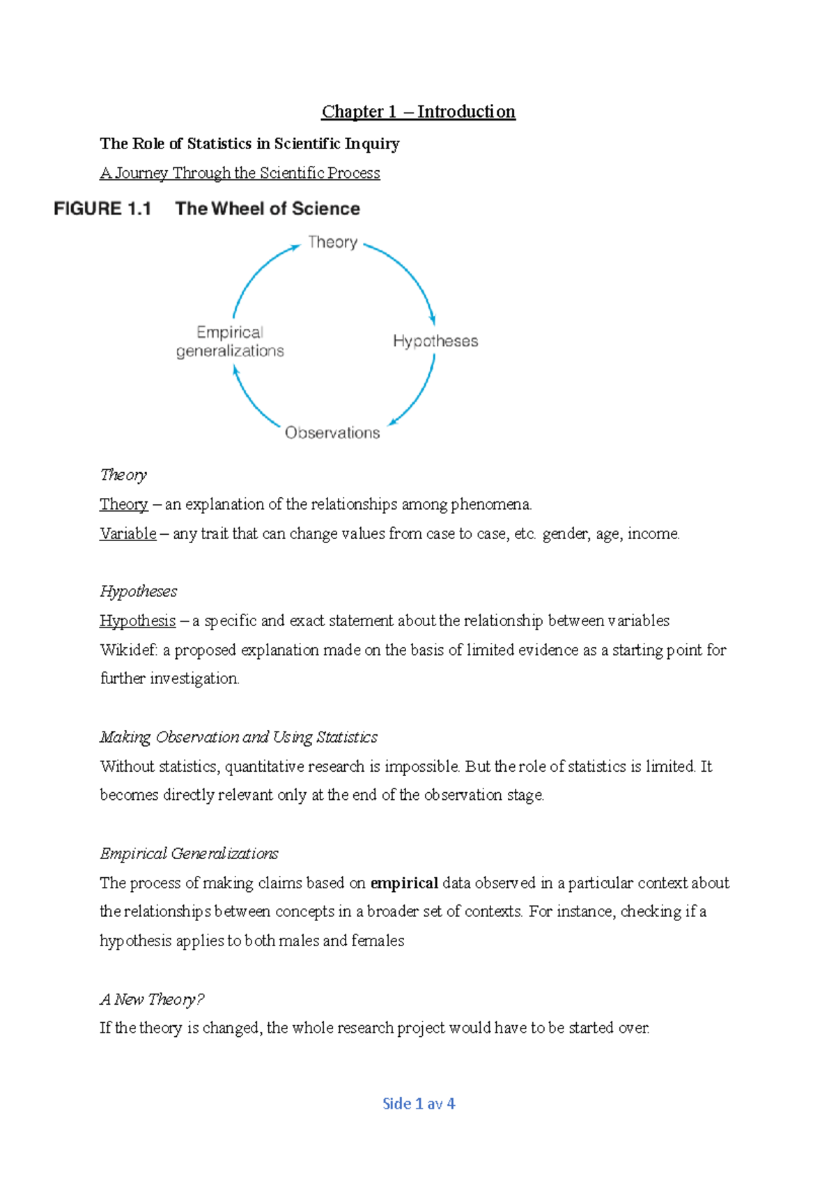 Chapter 1 - Introduction - Chapter 1 – Introduction The Role of ...