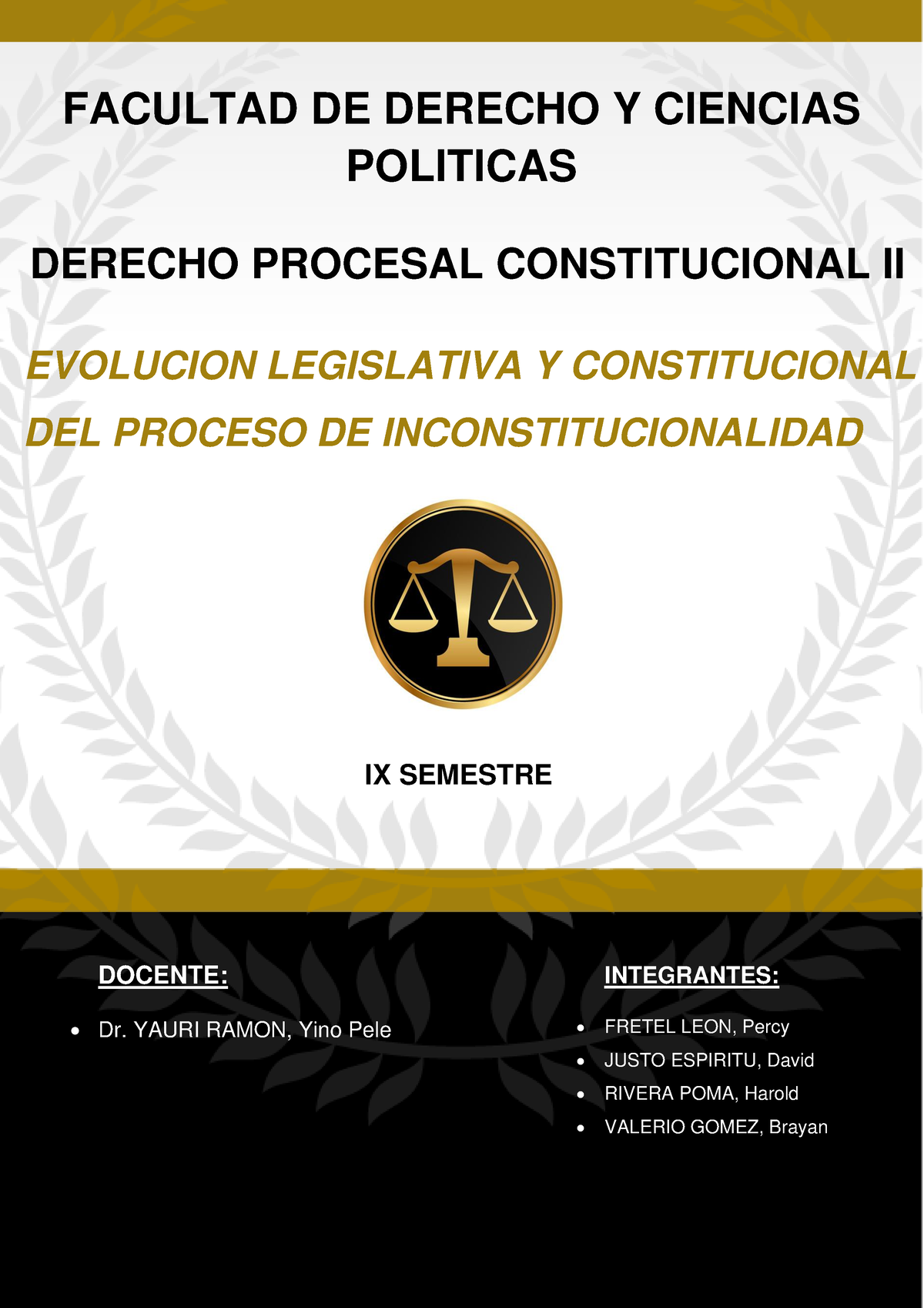 Monografia Procesal Constitucional II - 1 DOMINGUEZ, Elvito: Manual De ...