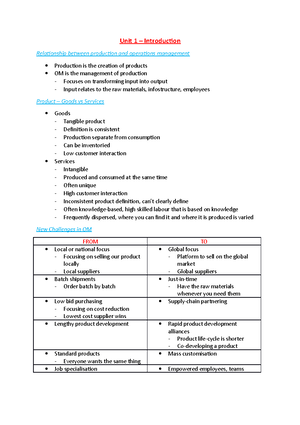Unit 6 - Process Analysis - Unit 6 – Process Analysis, Process Mapping ...