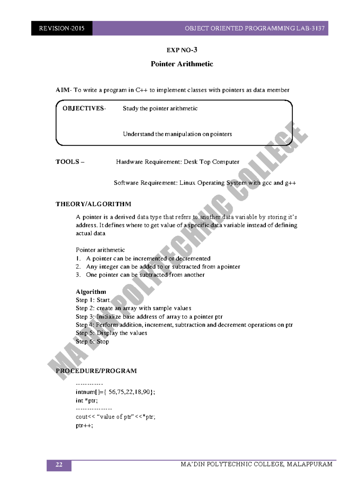 union function in c++ - REVISION-2015 OBJECT ORIENTED PROGRAMMING LAB ...