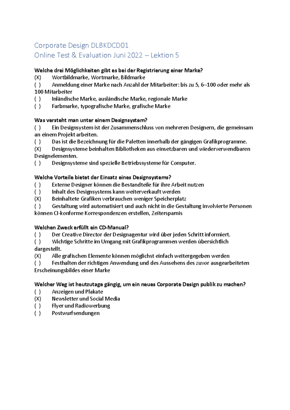 Corporate Design-online-test-evaluation-juni-2022-lektion-5 - Corporate ...