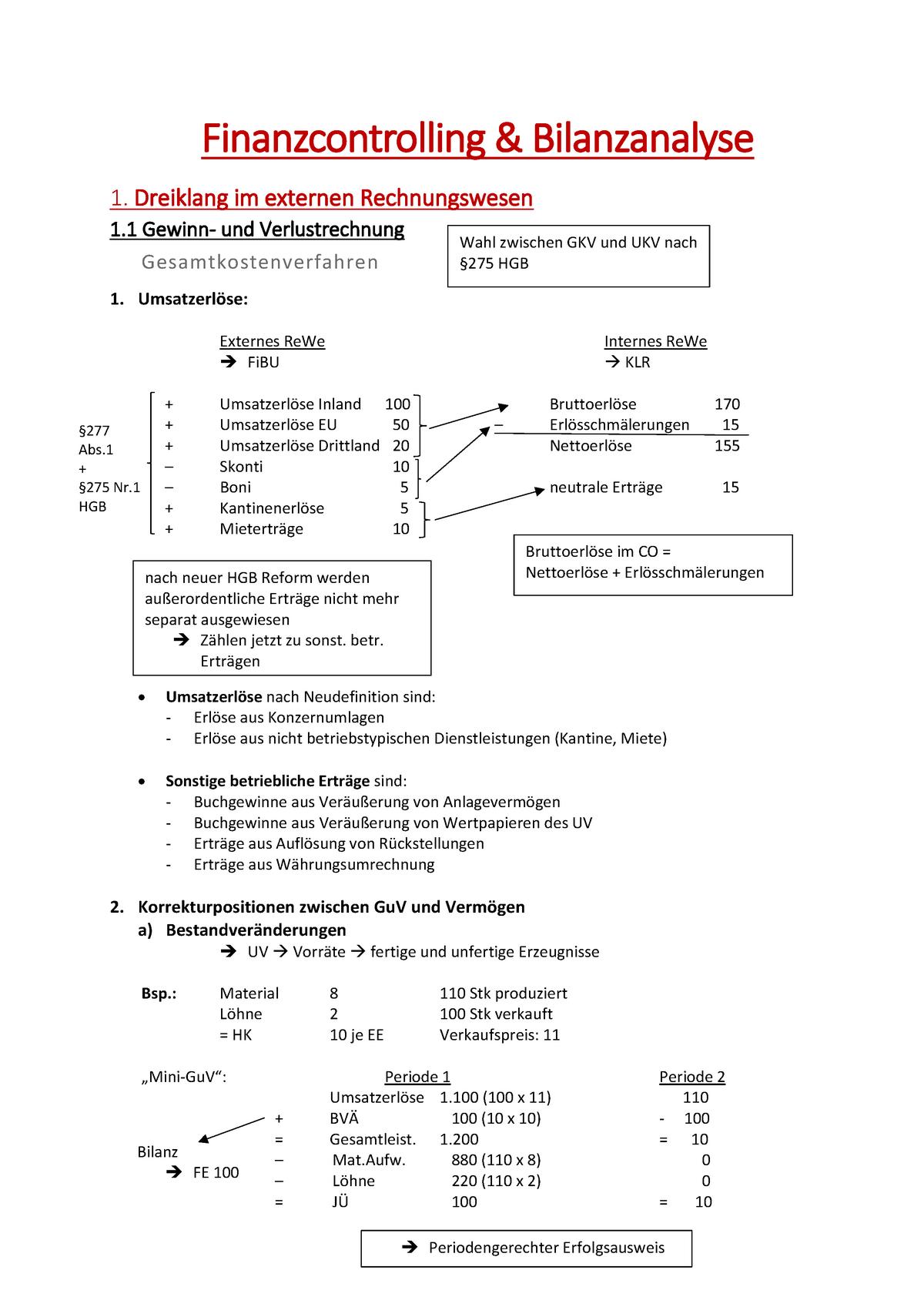 Finanzcontrolling Und Bilanzanalyse - Finanzcontrolling & Bilanzanalyse ...