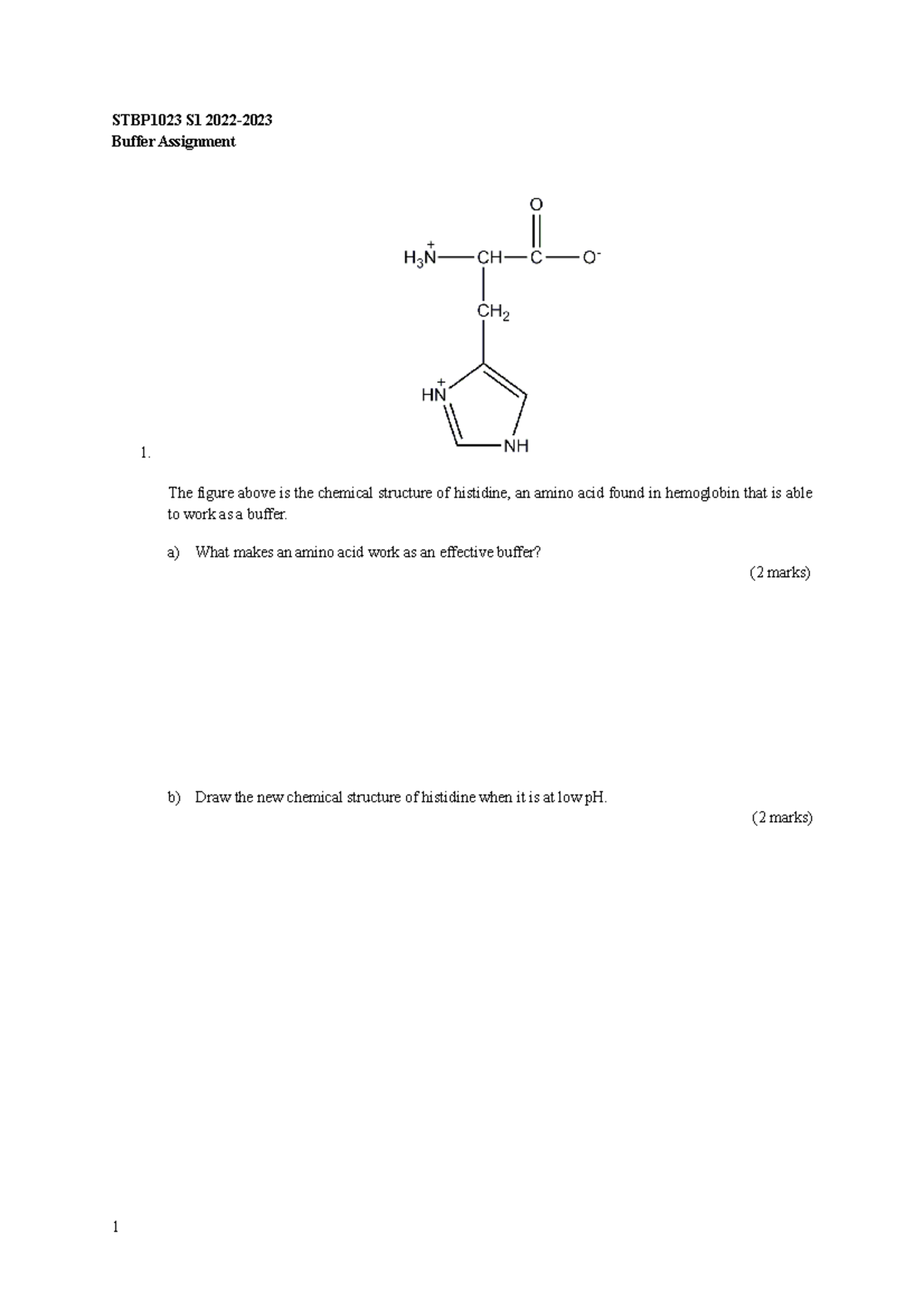 STBP1023 S1 assignment STBP1023 S1 2022 Buffer Assignment 1. The