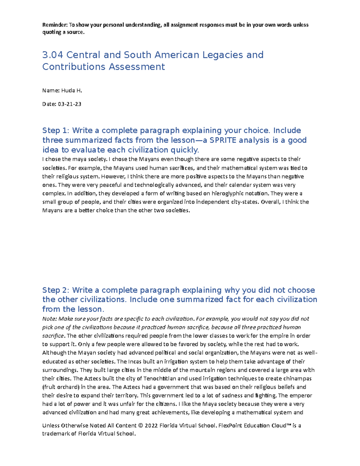 Legacies contributions wh - Reminder: To show your personal ...