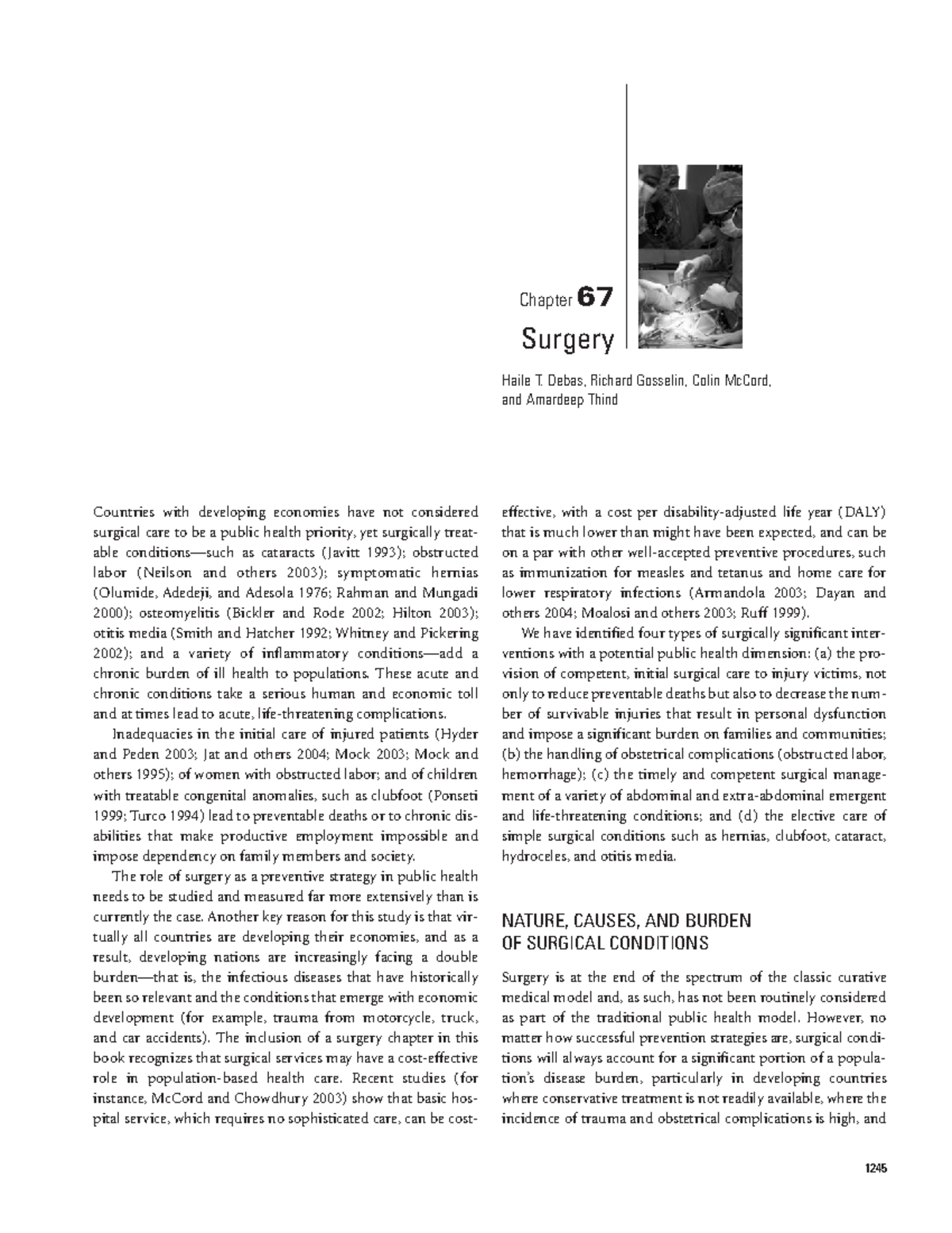 12. Surgery Author Haile T Debas,Richard Gosselin,Colin Mc Cord 1245
