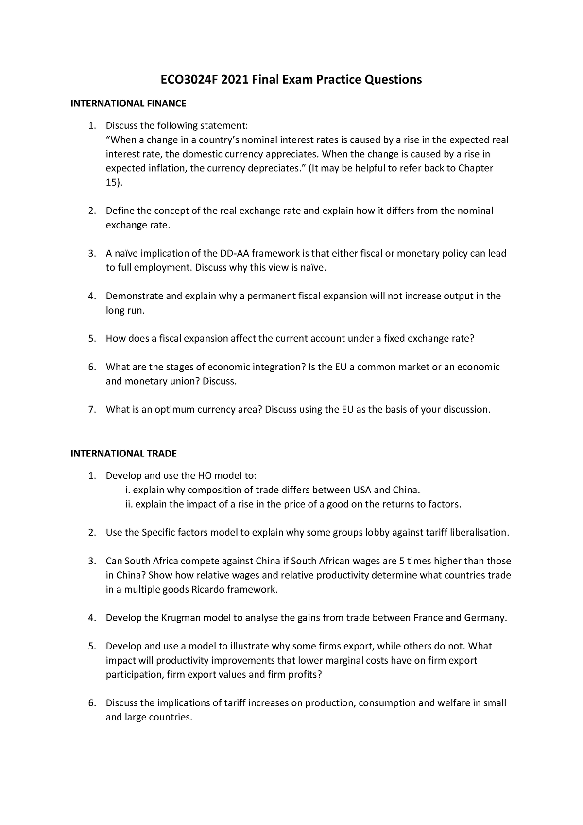 eco3024f-exam-practice-questions-eco3024f-2021-final-exam-practice