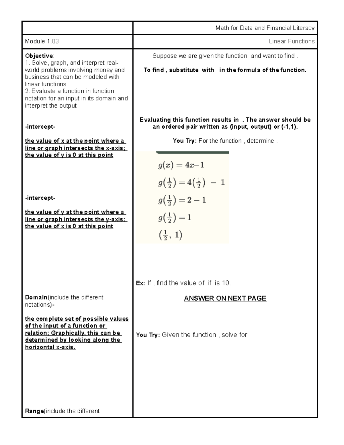 Copy of mdfl 1 03 cornell notes math for data and financial literacy