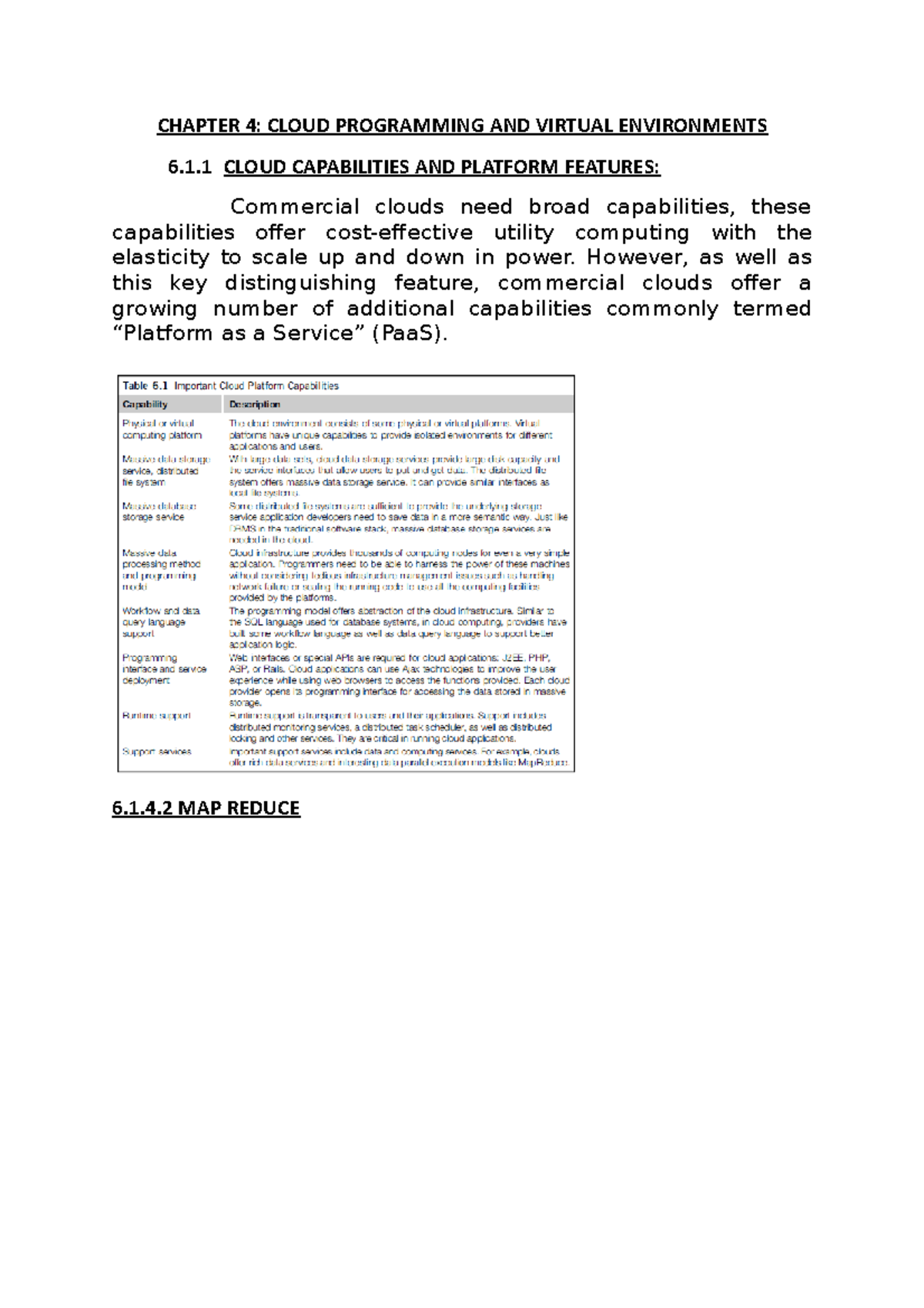 Chapter 4 DCC Notes - CHAPTER 4: CLOUD PROGRAMMING AND VIRTUAL ...