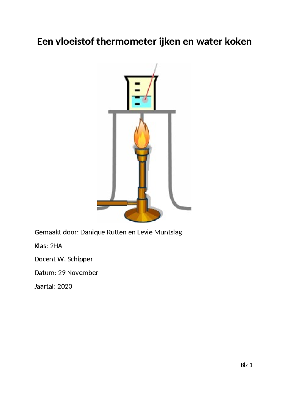 proefje natuurkunde / scheikunde - Een vloeistof thermometer ijken en ...