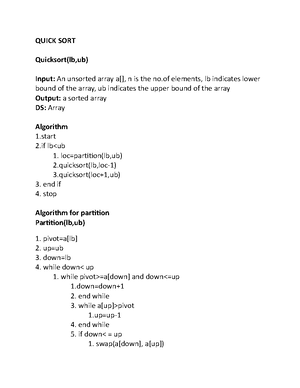 Data Structures Module 4 - String: - representation of strings ...