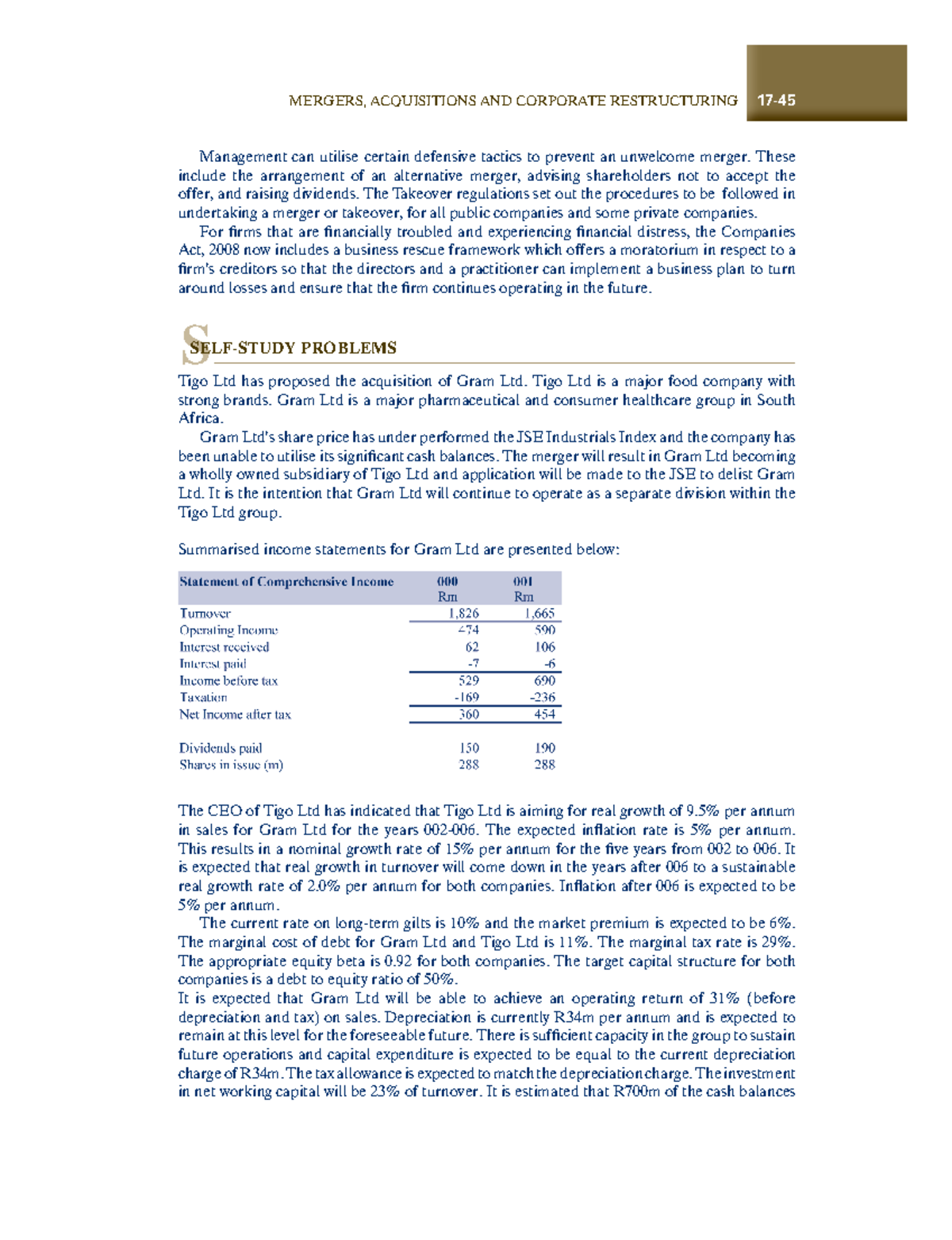 Mergers and Acquisitions - MERGERS, ACQUISITIONS AND CORPORATE ...