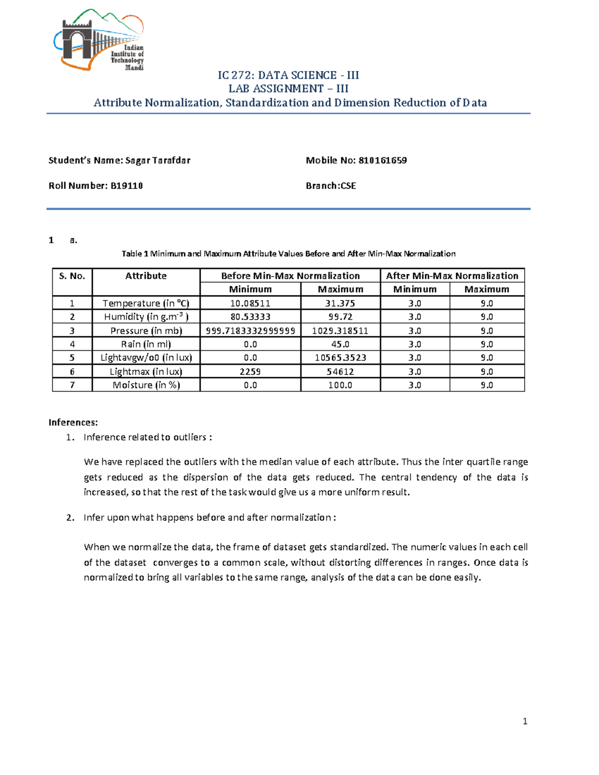 Lab3 Report Template converted LAB ASSIGNMENT III Attribute