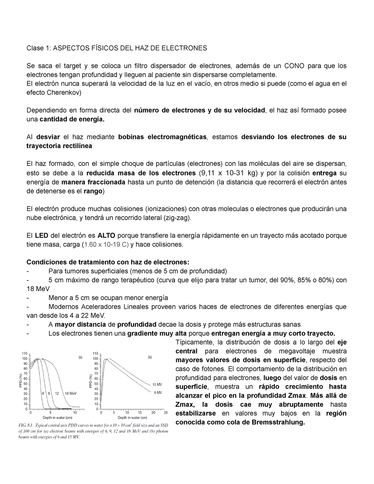 Solemne 2 RT - Clase 1: ASPECTOS FÍSICOS DEL HAZ DE ELECTRONES Se Saca ...