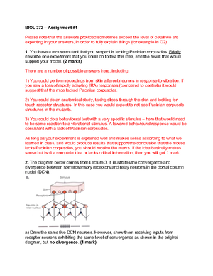 Assignment+6 answers - Assignment 6 - BIOL 372 – Assignment # We ...