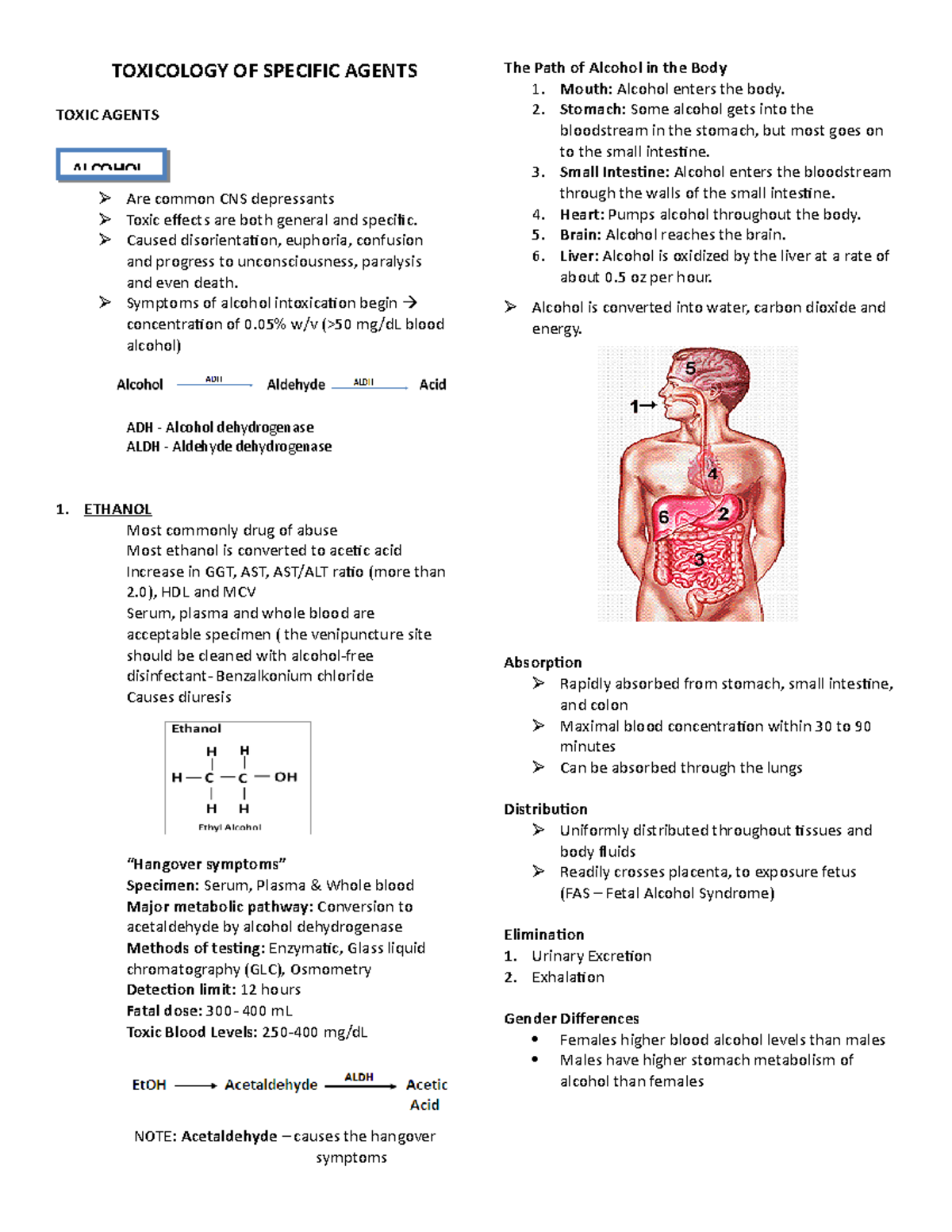 8 Toxicology-OF- Specific- Agents-1 - TOXICOLOGY OF SPECIFIC AGENTS ...