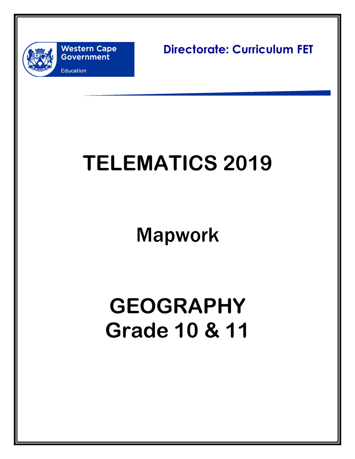 geography assignment grade 11 2023