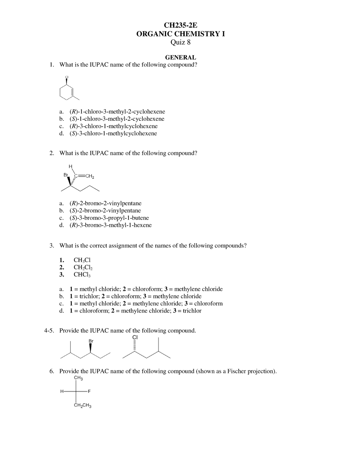 do my organic chemistry homework