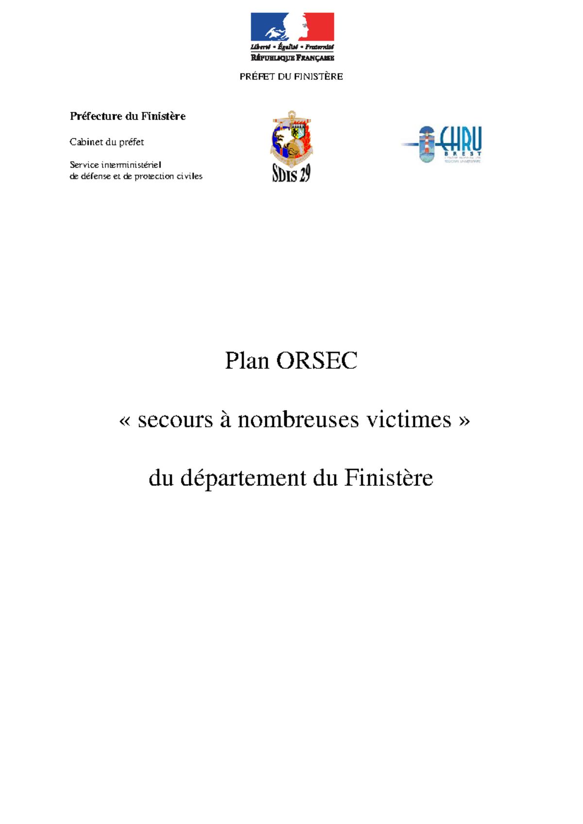 Plan+ Orsec+SNV+29 - Plan+ Orsec+SNV+29 - PRÉFET DU FINISTÈRE ...