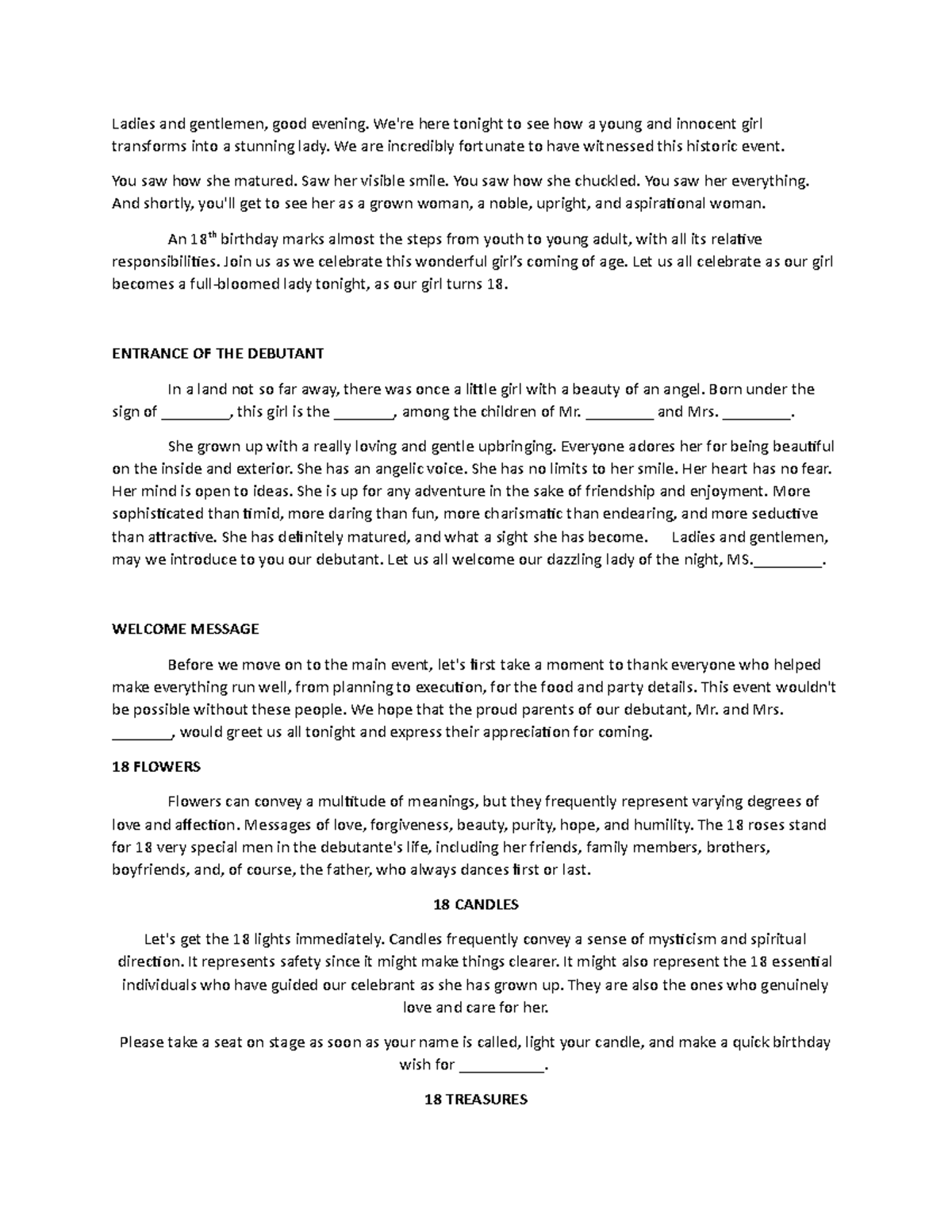 Debut-script - Script for emcee in Literarture - Ladies and gentlemen ...