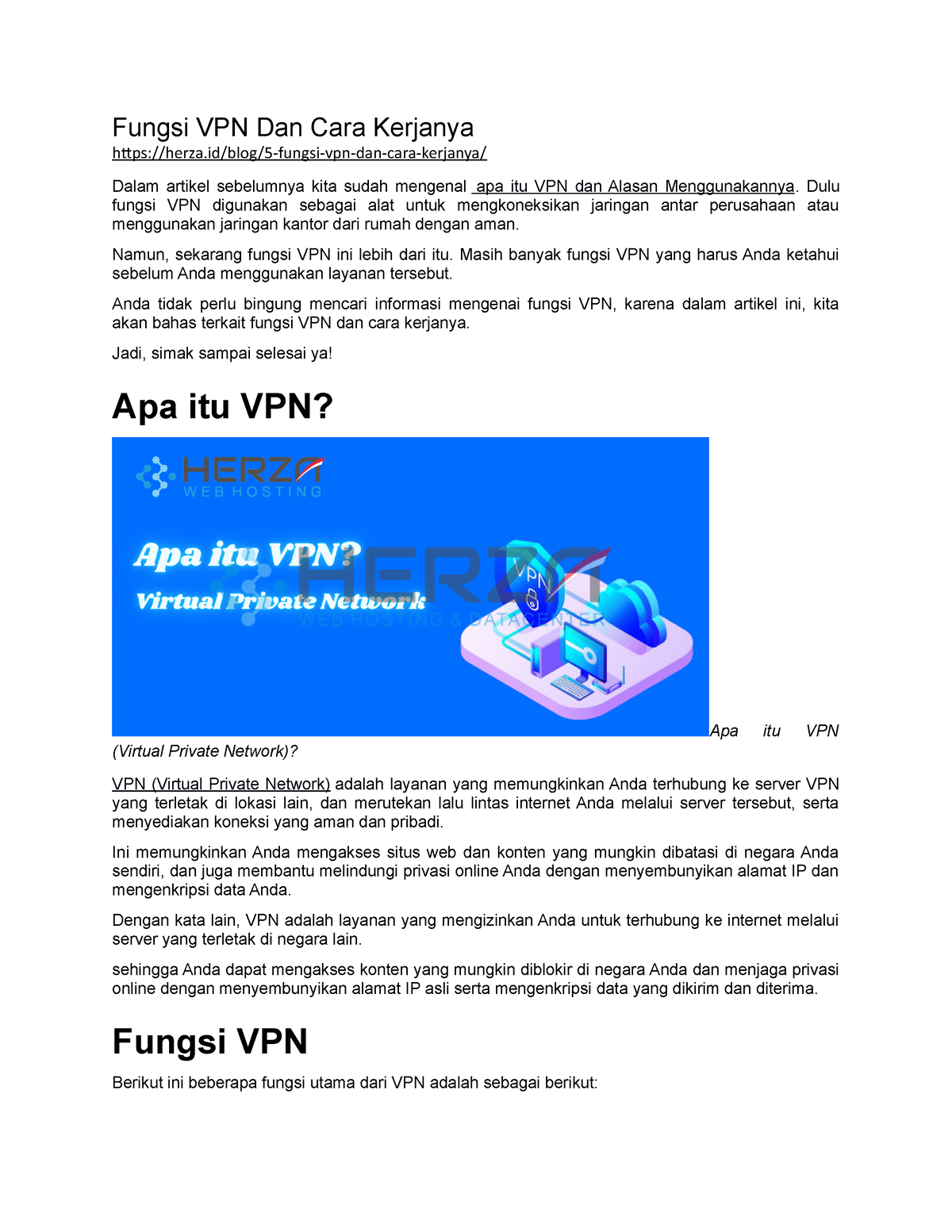 Fungsi VPN Dan Cara Kerjanya - Fungsi VPN Dan Cara Kerjanya - Studocu