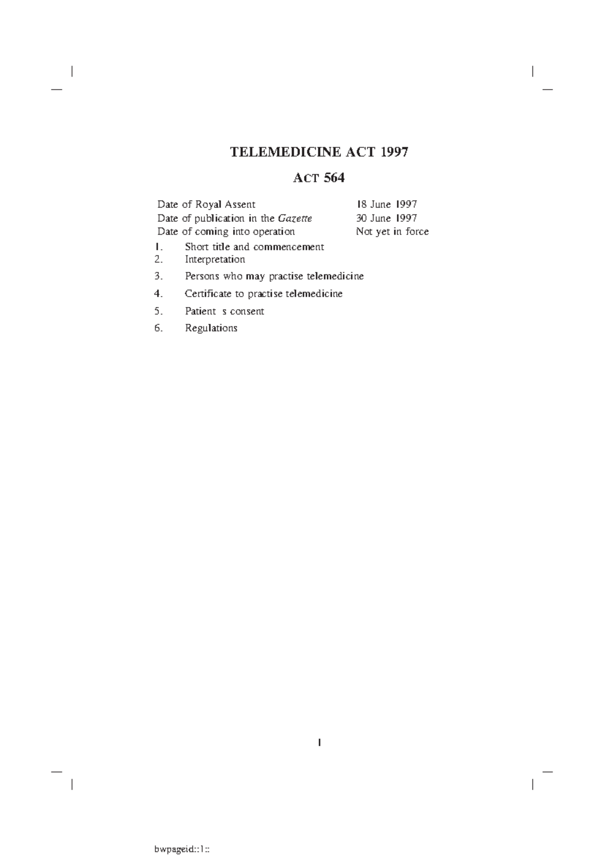 my-telemedicine-act-1997-act-564-telemedicine-act-1997-act-564-date