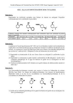 ED4 UE9 B 17 18 Corrige - ED4 Chimie Organique - ED4 : AROMATICITE ...