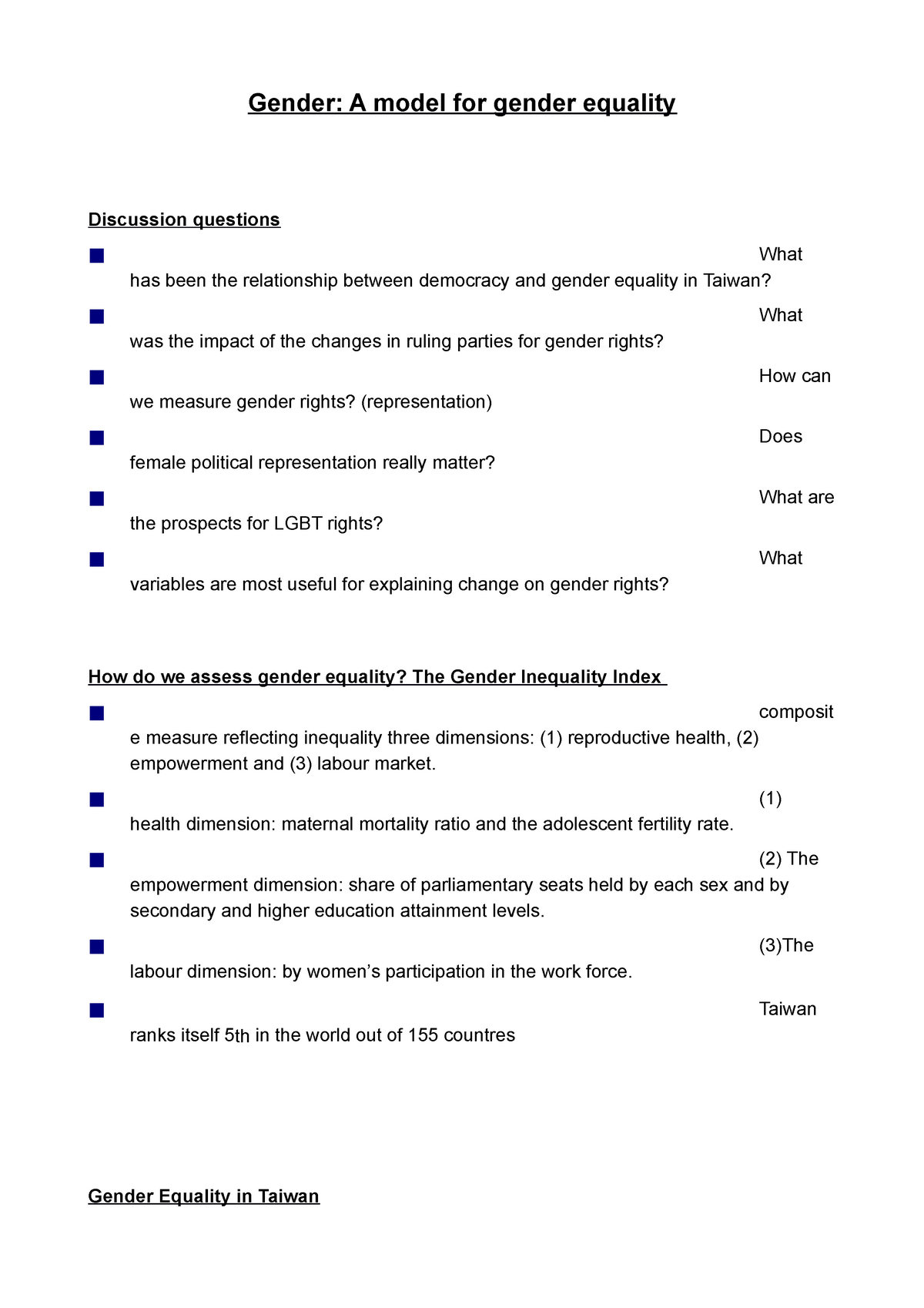 quantitative research questions about gender equality