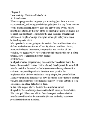 Java Notes (CH8) - Chapter 8 How and when to use Exceptions 8 ...