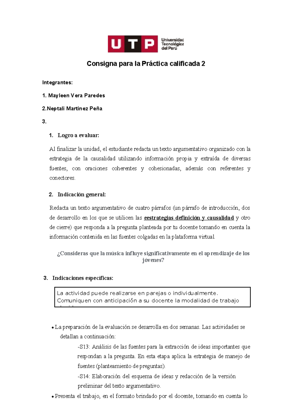 (AC-S15) Semana 15 - Tema 01 Tarea - Práctica Calificada 2 (PC2 ...