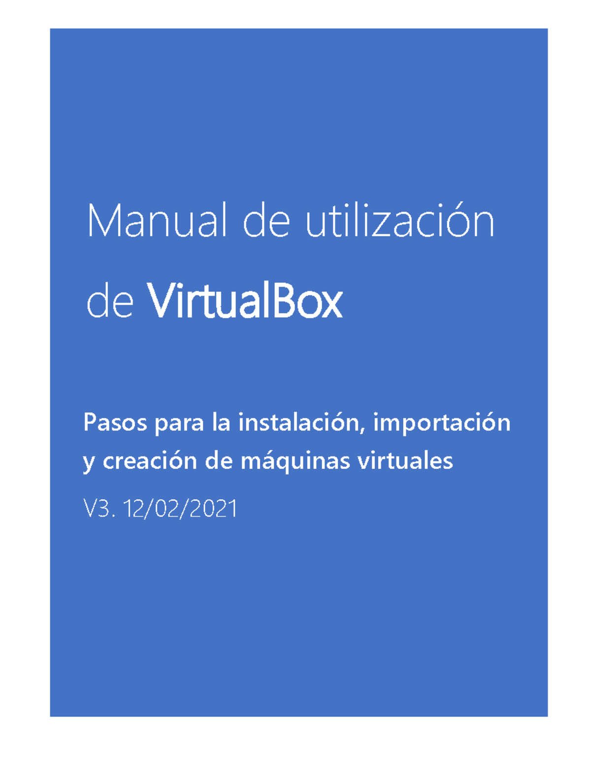 Manual Utilizacion Virtual Box - Manual de utilización de VirtualBox ...