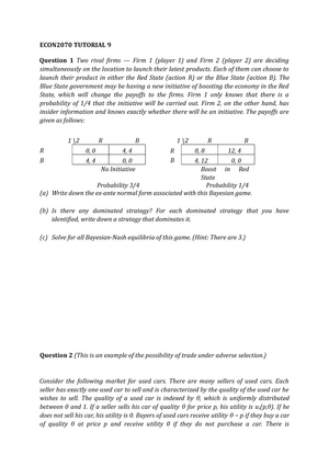 case study and game theory