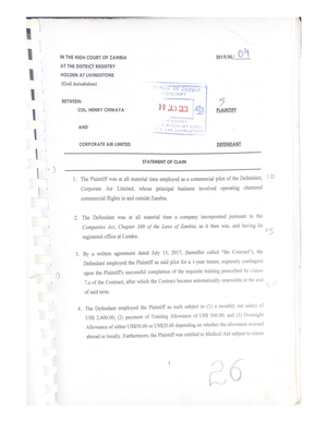 Human Rights Course outline 2020 1 - THE UNIVERSITY OF ZAMBIA SCHOOL OF ...