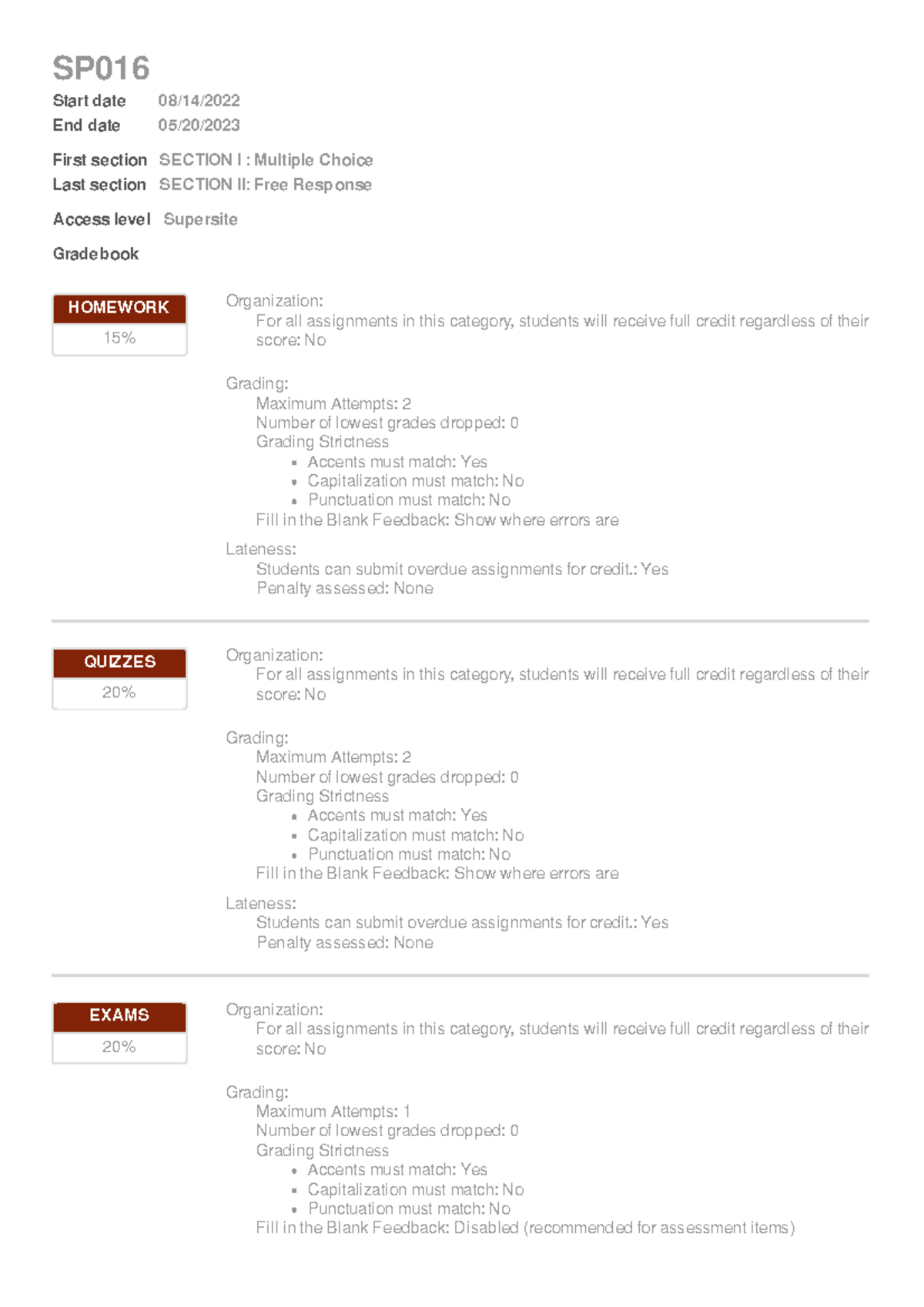 Course summary 2022-08-14-3 - Organization: For all assignments in this ...