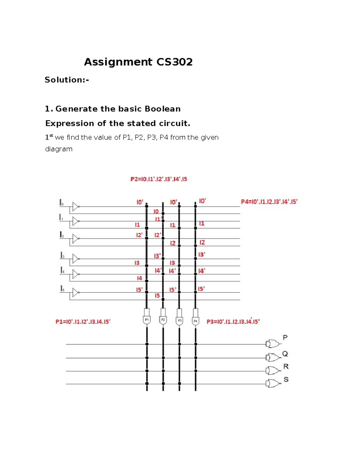 Assignment CS302 - Assignment CS Solution:- 1. Generate The Basic ...