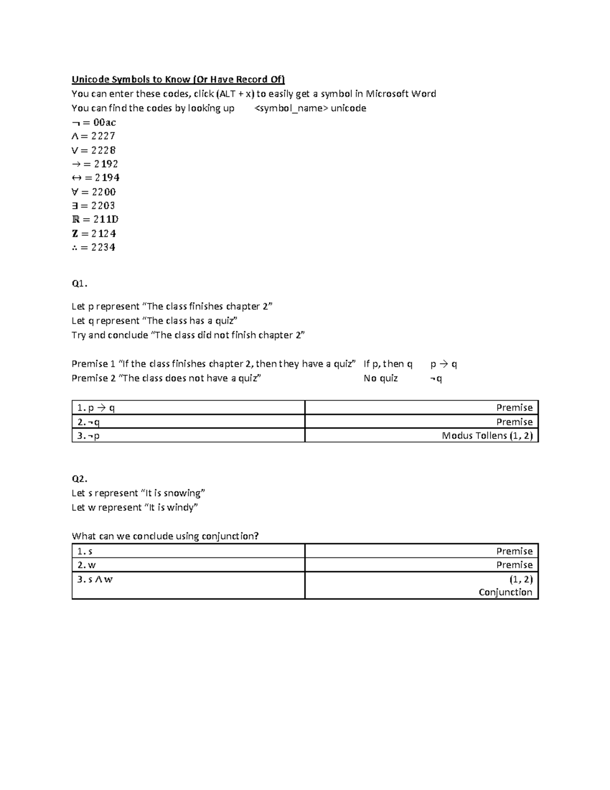 tutorial-3-comp-1805-discrete-structures-i-unicode-symbols-to-know