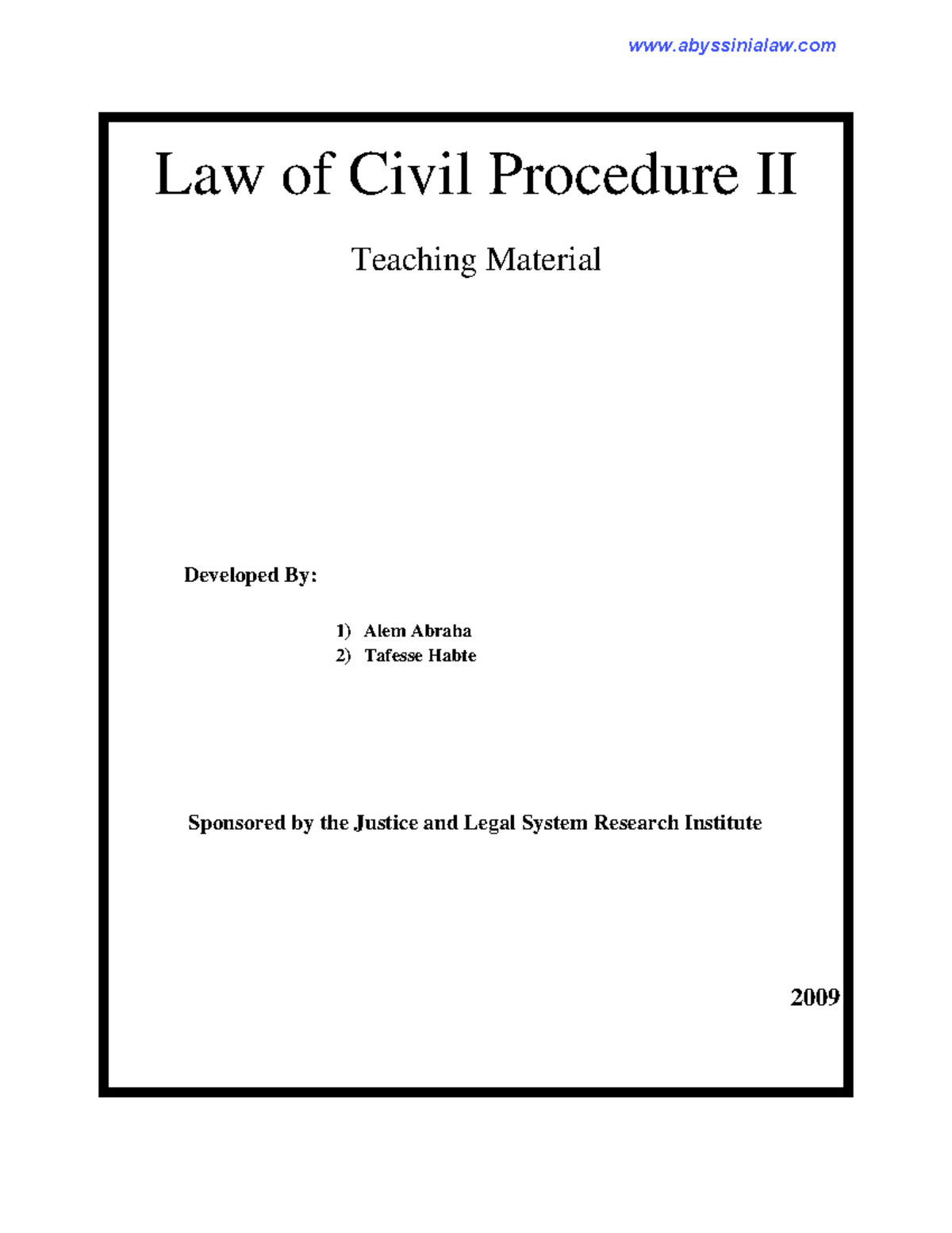 Civil Procedure Law Ii Good Law Of Civil Procedure Ii Teaching Civil Procedure Law Ii Good Law Of Civil Procedure Ii Teaching