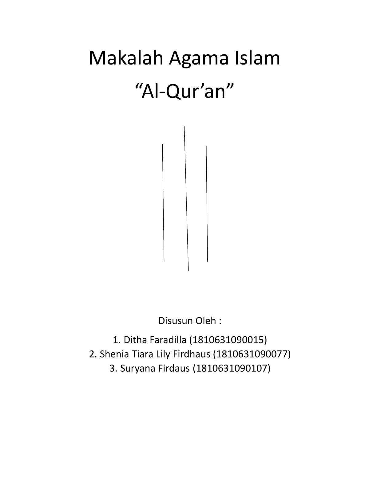 AL- Quran - Al-Qur’an Adalah Kitab Suci Agama Islam. Umat Islam Percaya ...