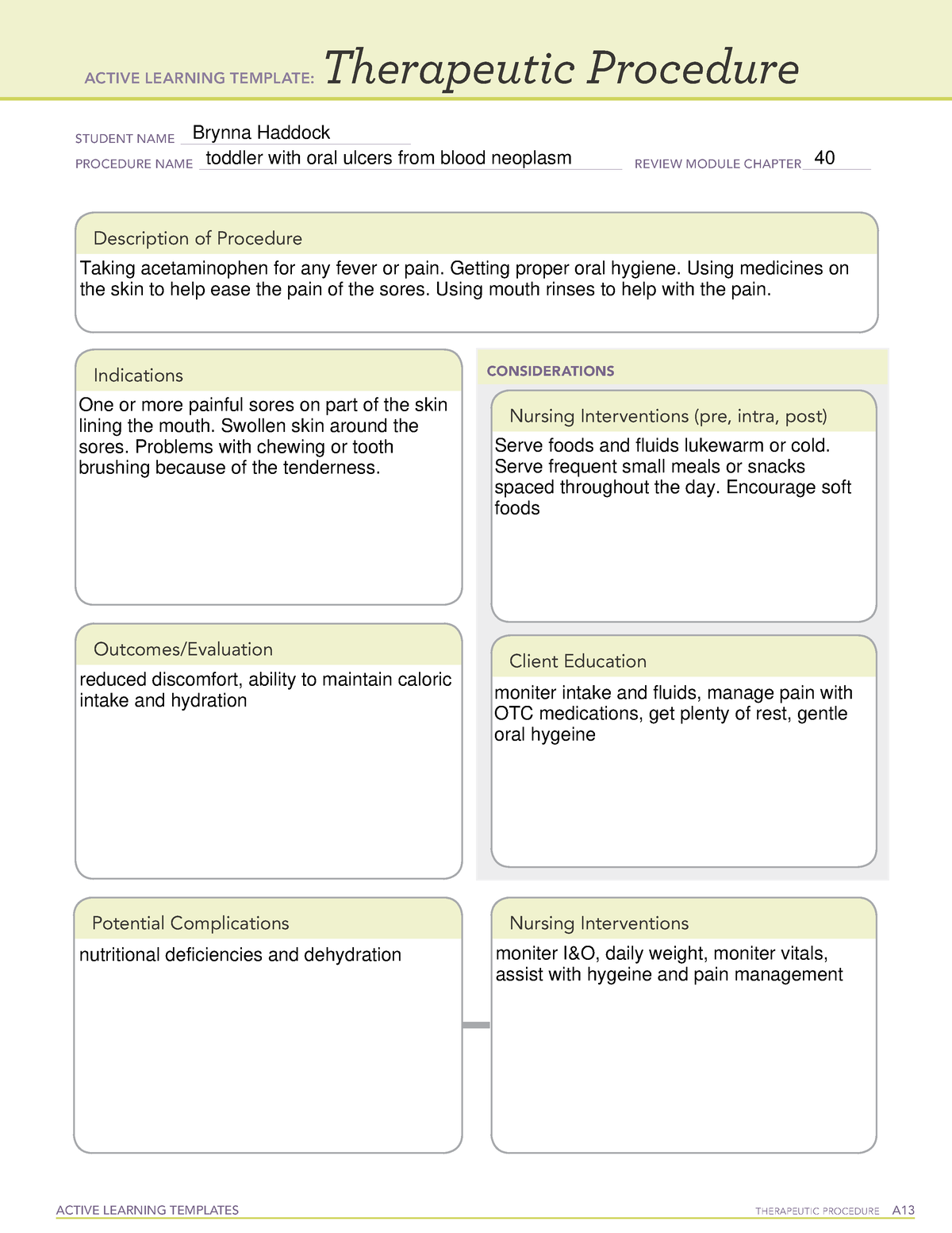 ati-children-remediation-oral-ulcers-active-learning-templates