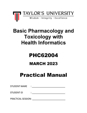 Pharmacology Notes - Chapter 1 Fundamentals Of Clinical Pharmacology ...