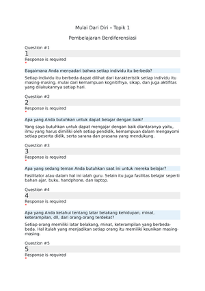 AKSI Nyata Topik 4 Pembelajaran Berdiferensiasi - AKSI NYATA TOPIK 4 ...