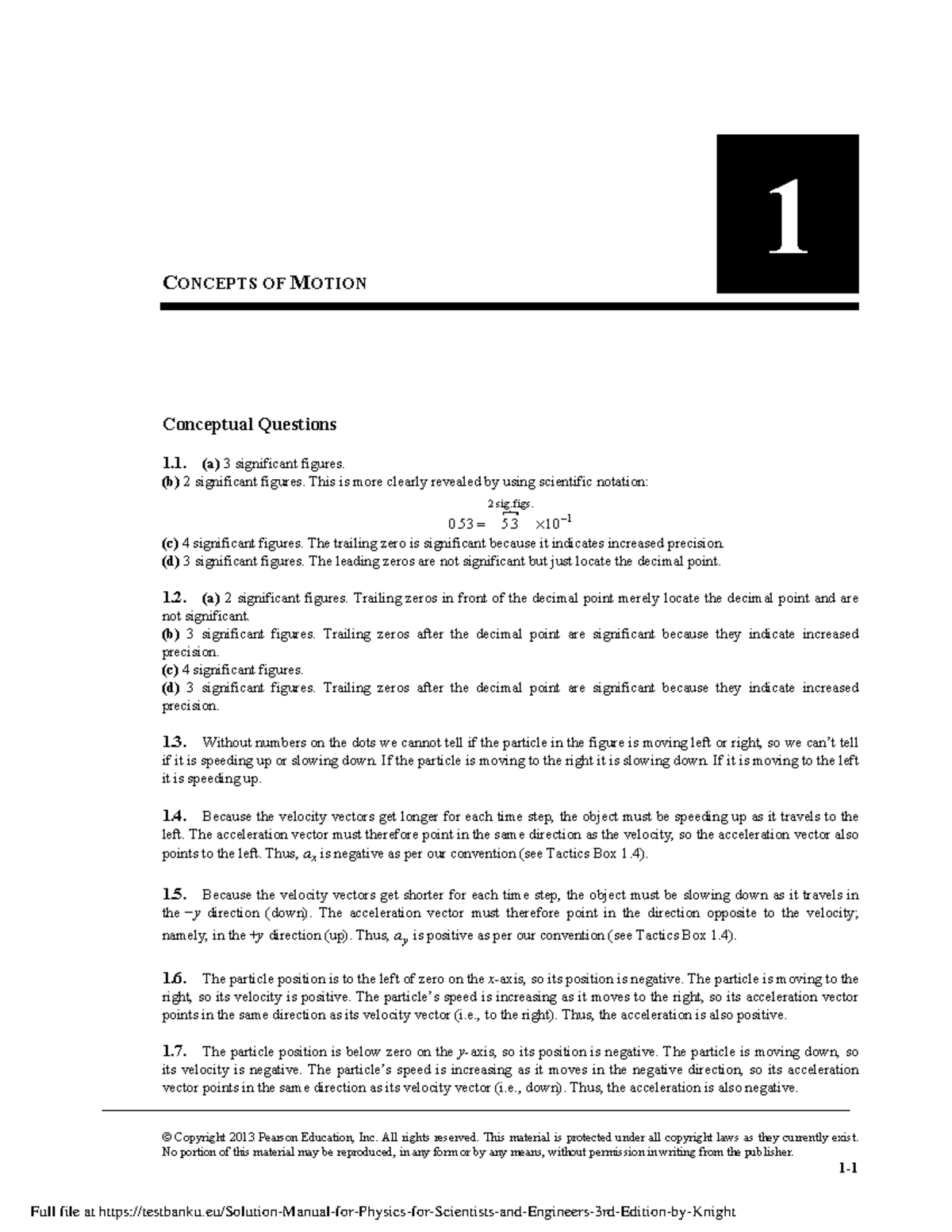 Solution Manual for Physics for Scientists and Engineers with Modern ...