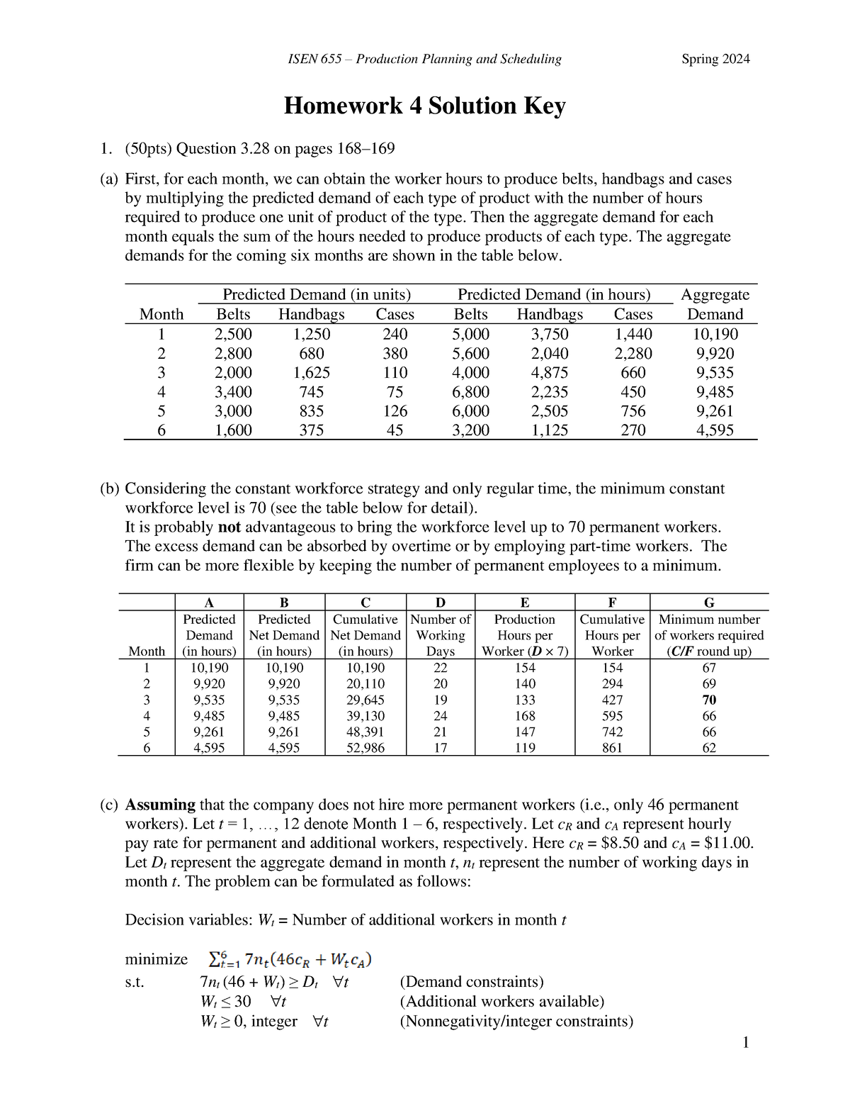 HW4 Solution - Homework 4 - Homework 4 Solution Key 1. ( 50 pts ...