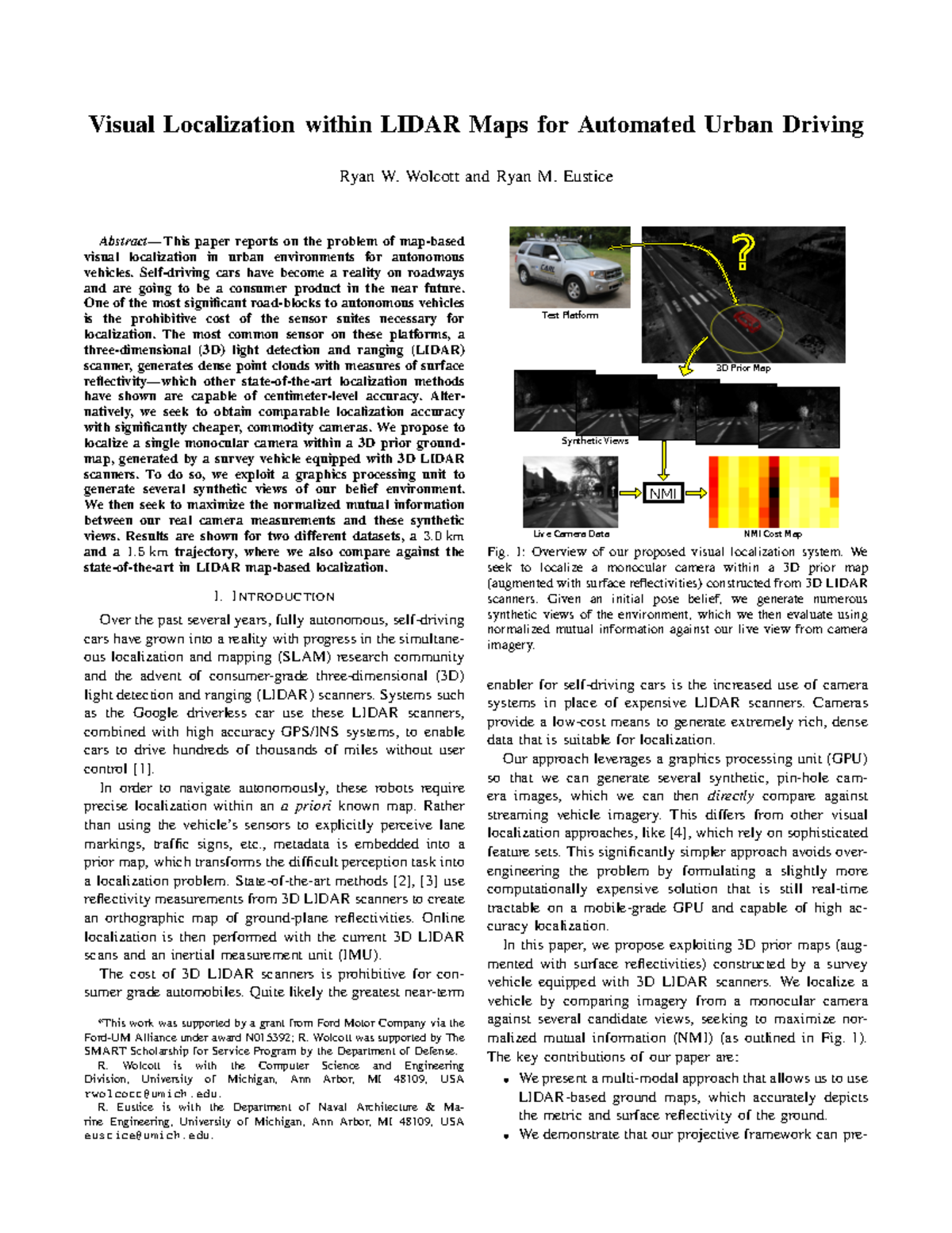 10.1.1 - Grade: 89 - Visual Localization within LIDAR Maps for ...
