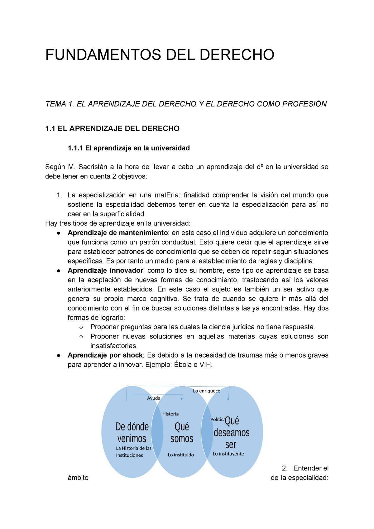 Fundamentos Del Derecho - FUNDAMENTOS DEL DERECHO TEMA 1. EL ...